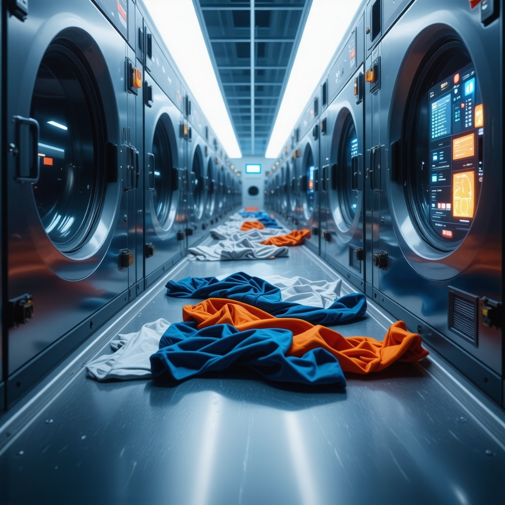 Advanced laundry facility using nanotechnology and smart scheduling for athletic sportswear