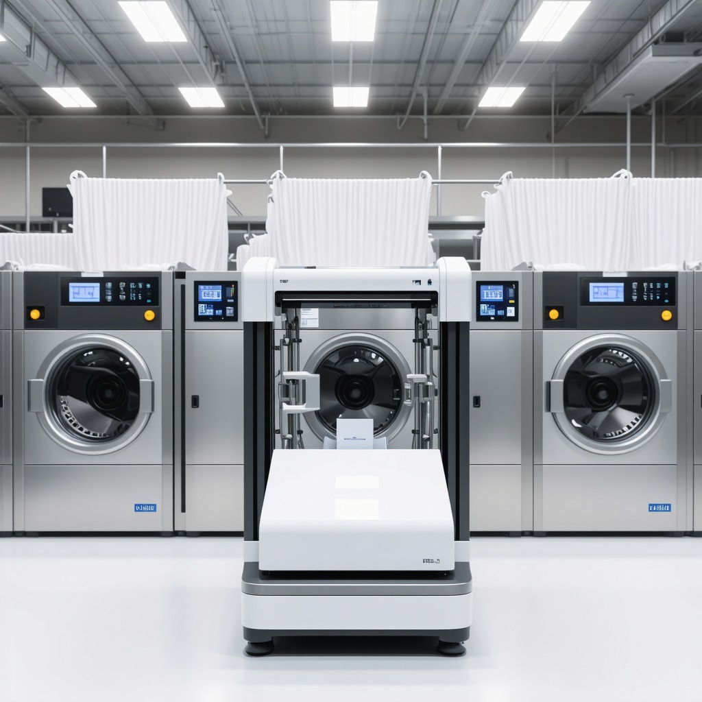 Robotic laundry sorting and folding machines with digital predictive analytics display