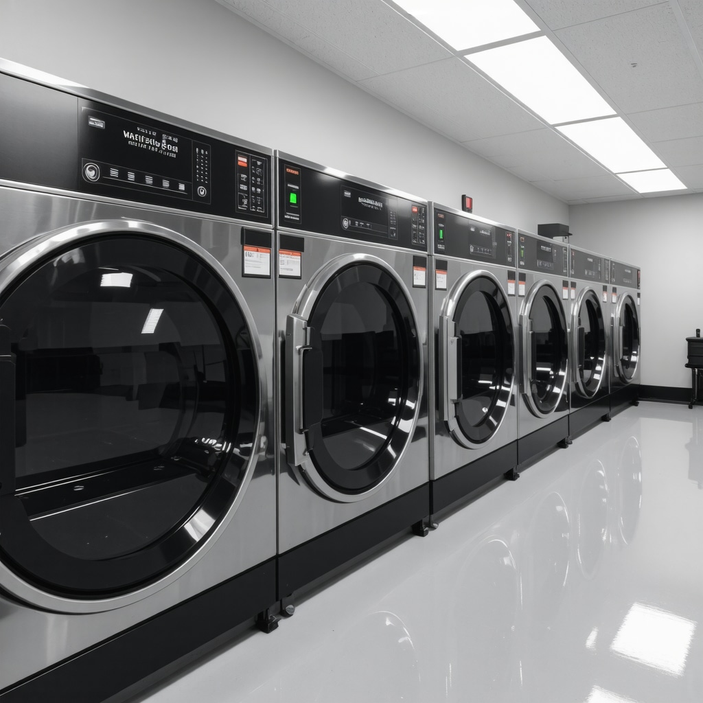 High-tech laundry facility with advanced water filtration and hypoallergenic fabric care in Tampa