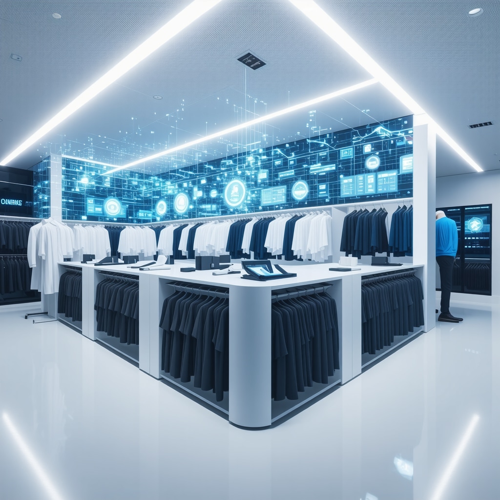 Dry cleaning facility equipped with IoT sensors, nanotech fabric coatings, and blockchain data screens