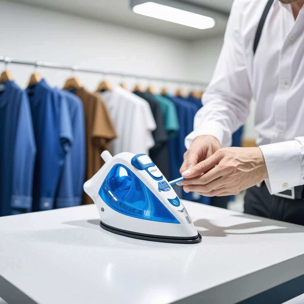 Modern ironing service using fabric scanners and mobile digital tracking for laundry