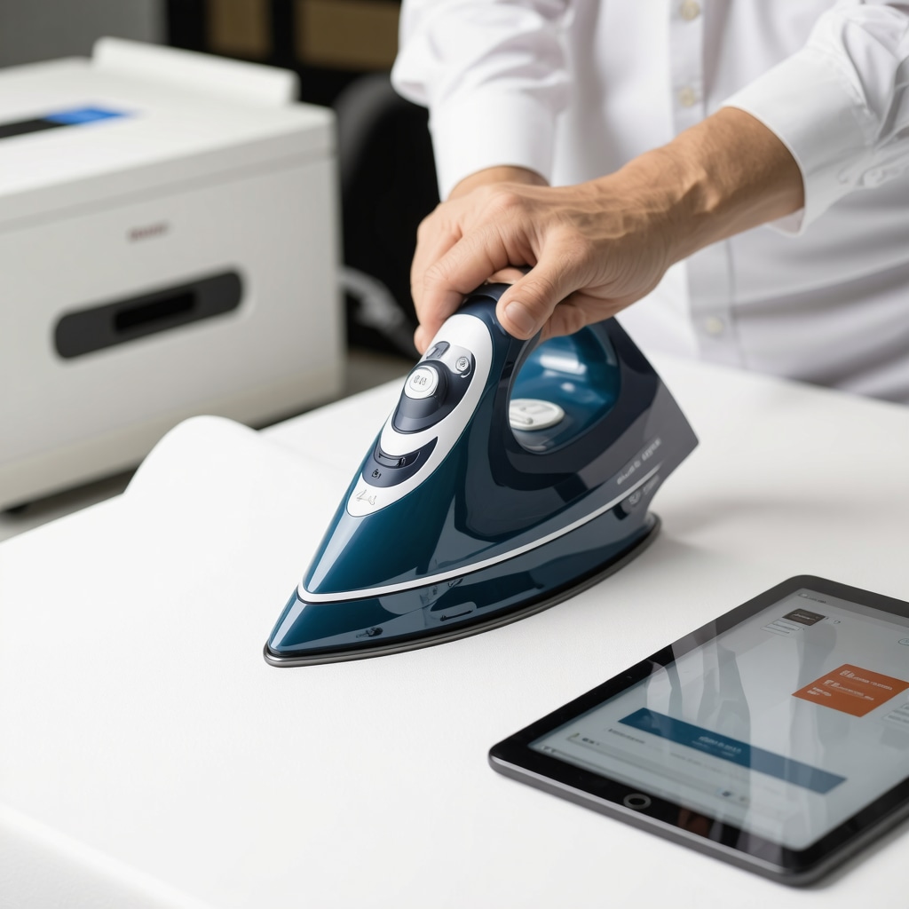 Professional ironing with steam press and eco-friendly equipment in Tampa