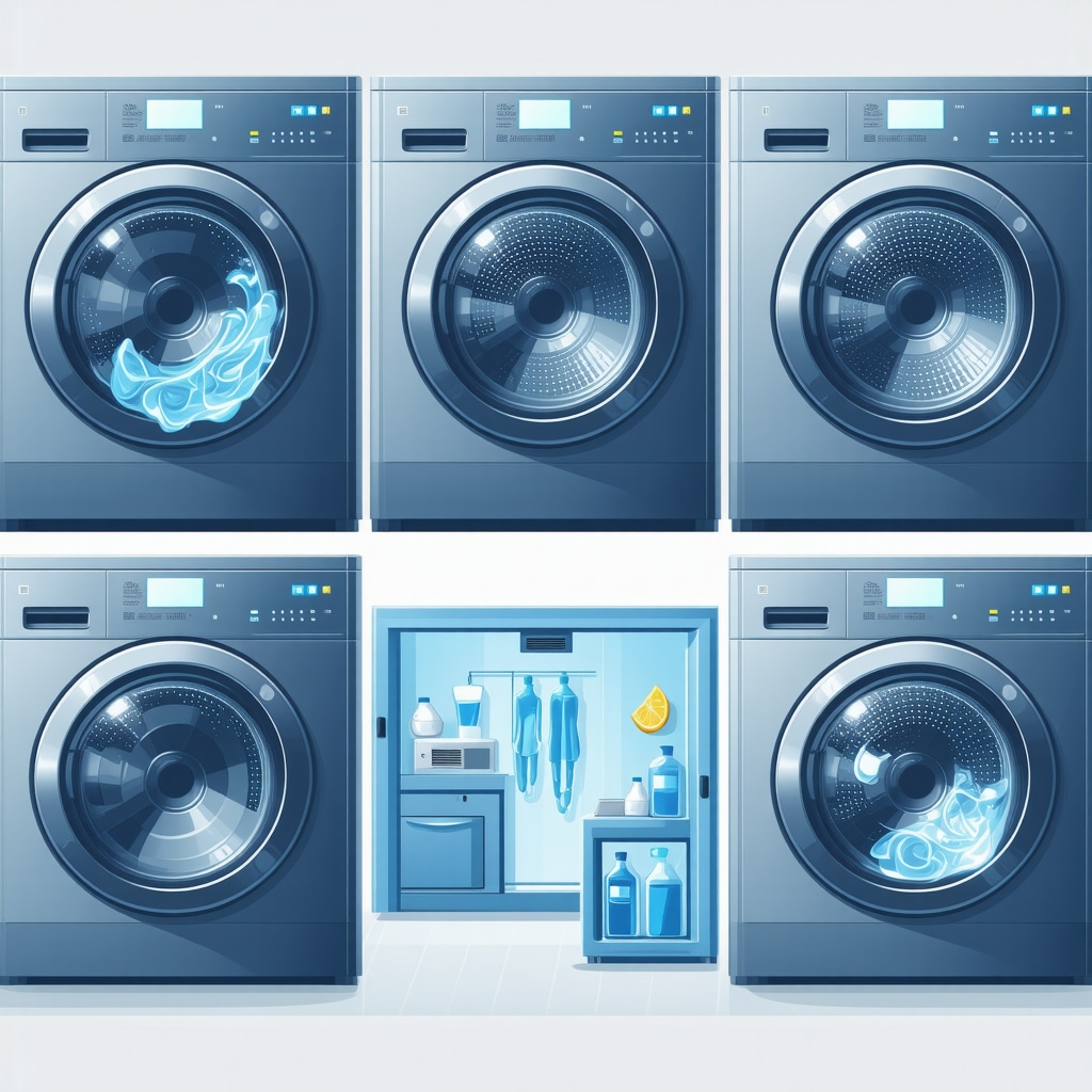Infographic showing ultrasonic cleaning, AI route optimization, and eco-friendly detergents used by Lutz laundry pickup services