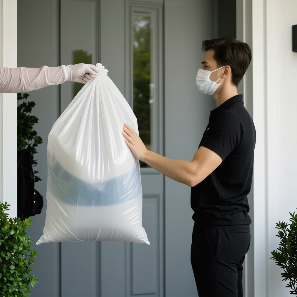 Contactless Laundry Pickup: Safe & Convenient Doorstep Service