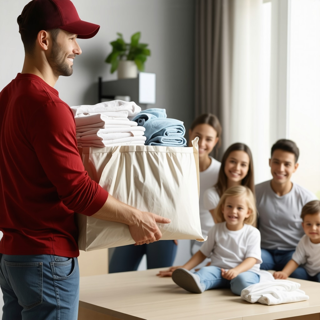 Delivery Service for Large Family Laundry: Save Time & Energy