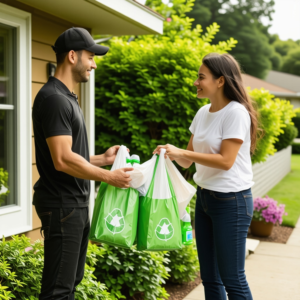 Eco-Friendly Laundry Delivery: Reusable Bags & Green Detergents