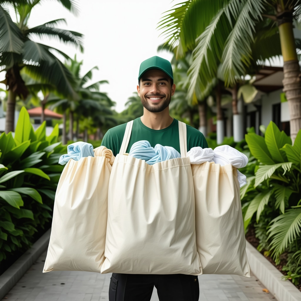 Eco Laundry Delivery with Reusable Bags: Green Tampa Options