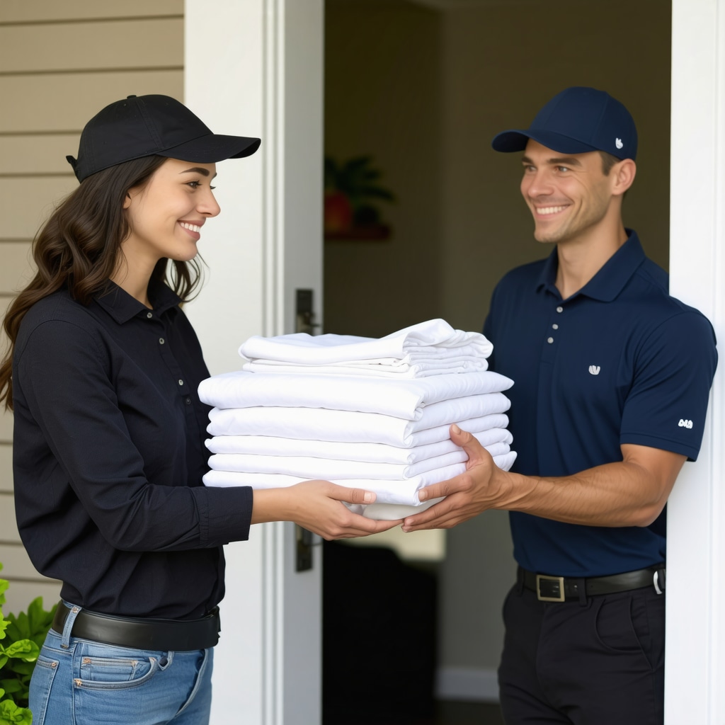 Folded Laundry Delivery with Instructions: Ultimate Convenience