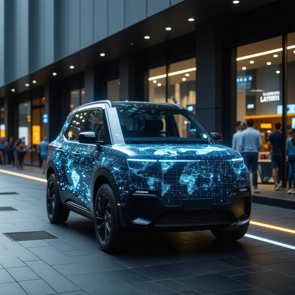 Smart laundry pickup vehicles and bags with blockchain data visualization and IoT sensors