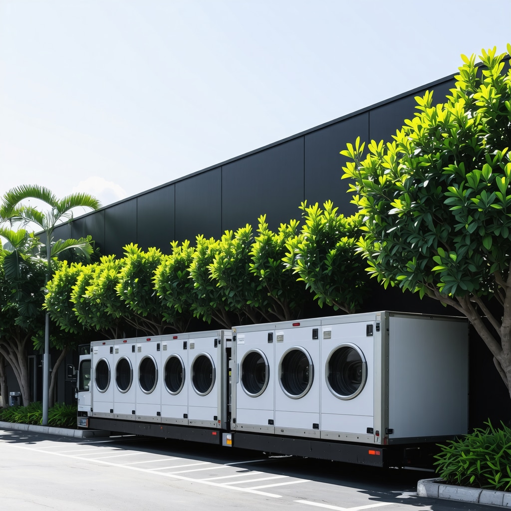 AI-powered laundry sorting machines and solar-powered delivery vans operating near Temple Terrace