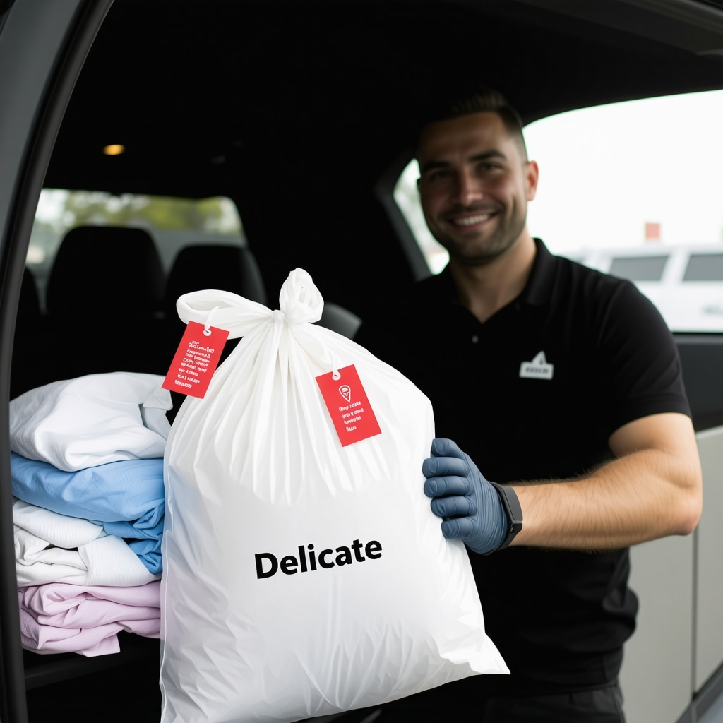 Laundry Pickup with Special Care Instructions: Personalized Service