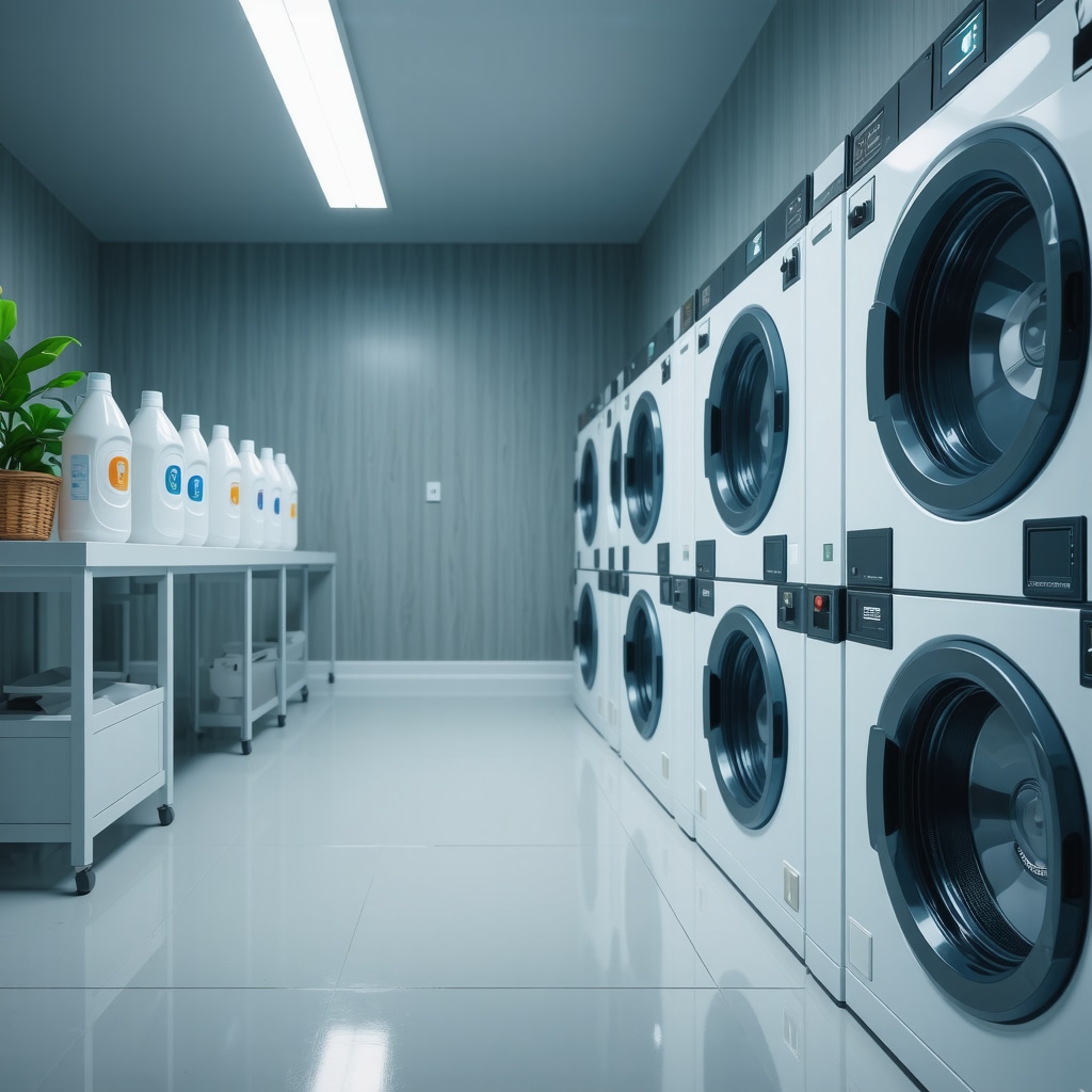 IoT-enabled laundry system with RFID tracking and eco-friendly detergents
