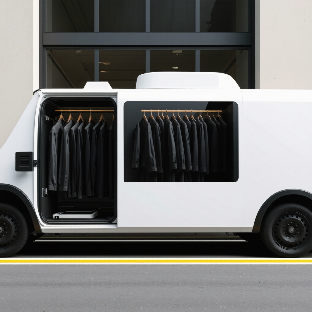 Smart delivery van with IoT and eco-friendly dry cleaning solutions in Temple Terrace