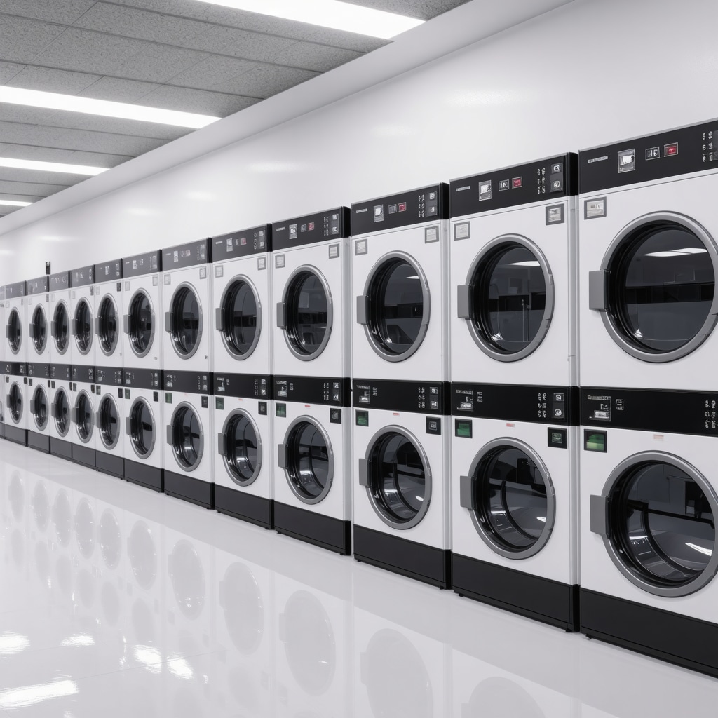 State-of-the-art eco-friendly laundry equipment with contactless service in Palm Harbor