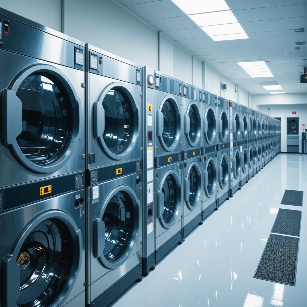 Modern laundry sterilization equipment using UV-C light and ozone