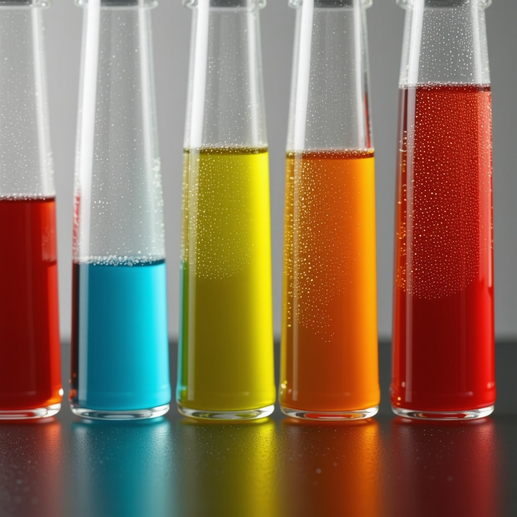Laboratory scene showing bio-enzymatic detergents and microbial enzymes for advanced laundry solutions