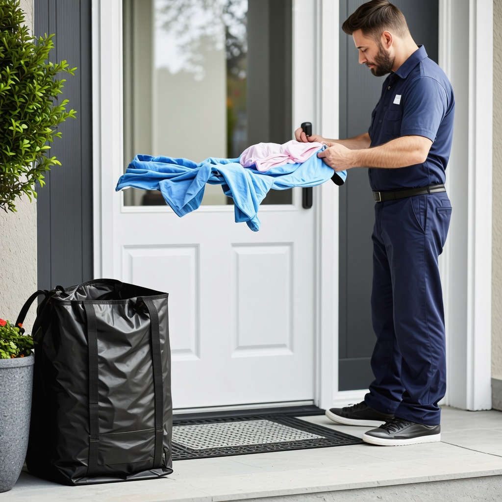 Doorstep Laundry Collection & Folded Delivery with Instructions