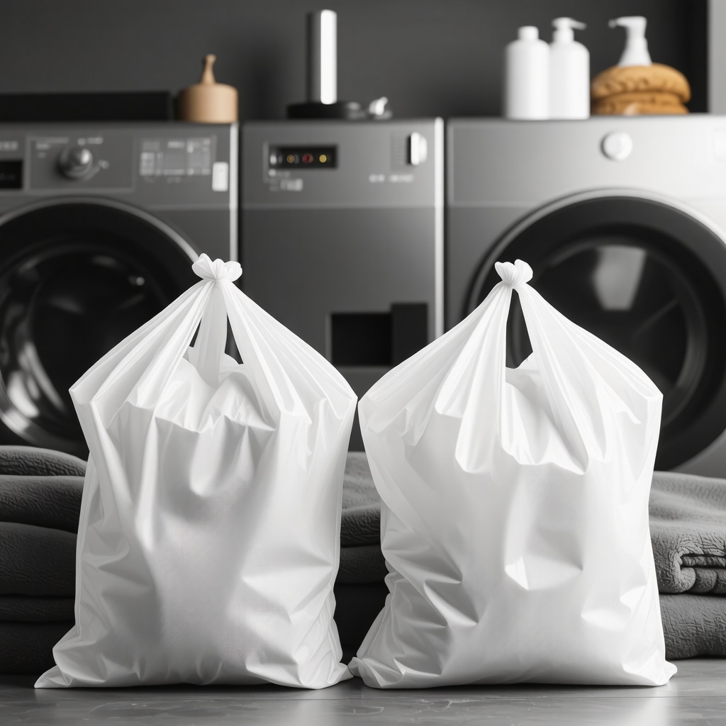 Eco-friendly laundry service with reusable bags and contactless pickup