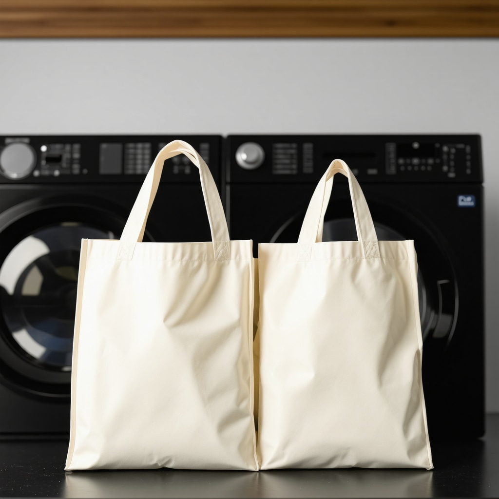 Eco-conscious Tampa laundry service with reusable bags and contactless tracking