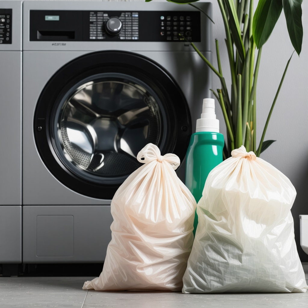 Eco-friendly laundry service with reusable bags and green detergents in Tampa