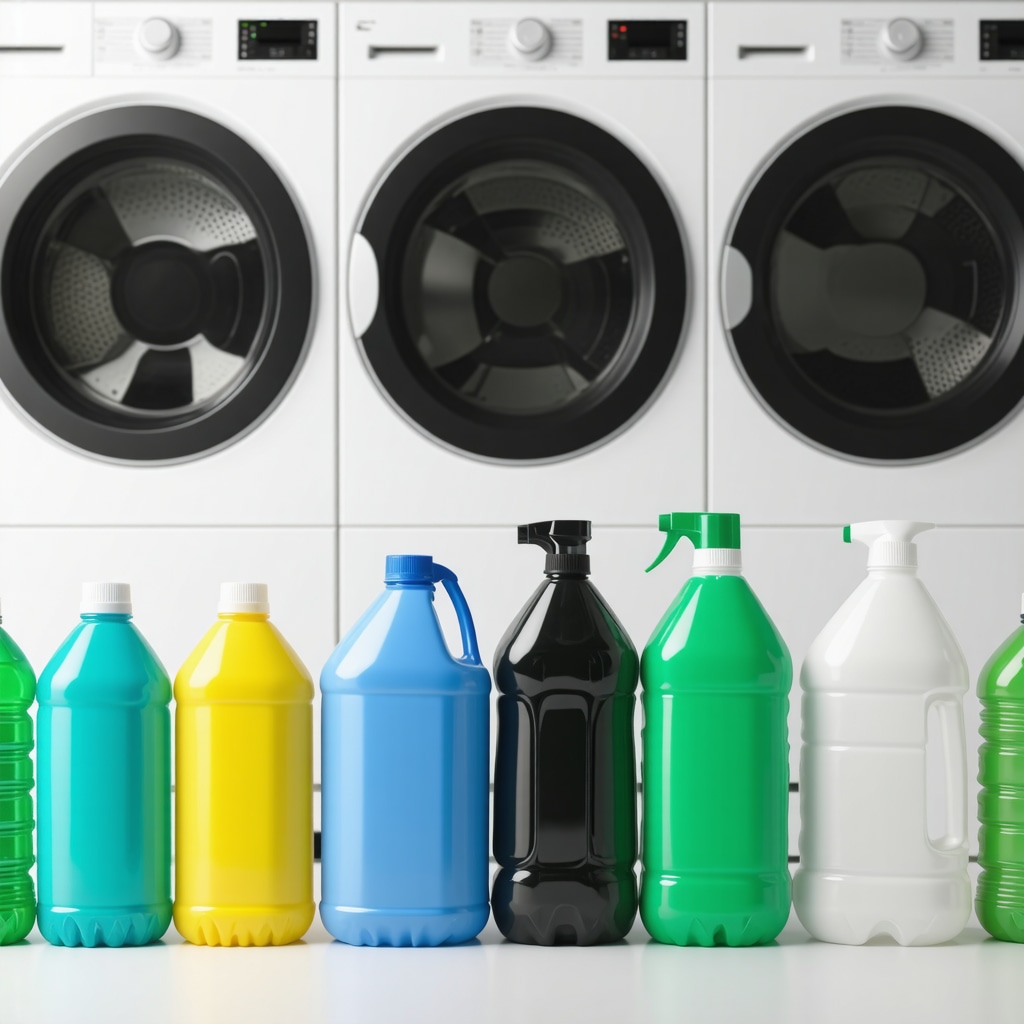 Eco-friendly laundry pickup with reusable bags and green detergents in Tampa.