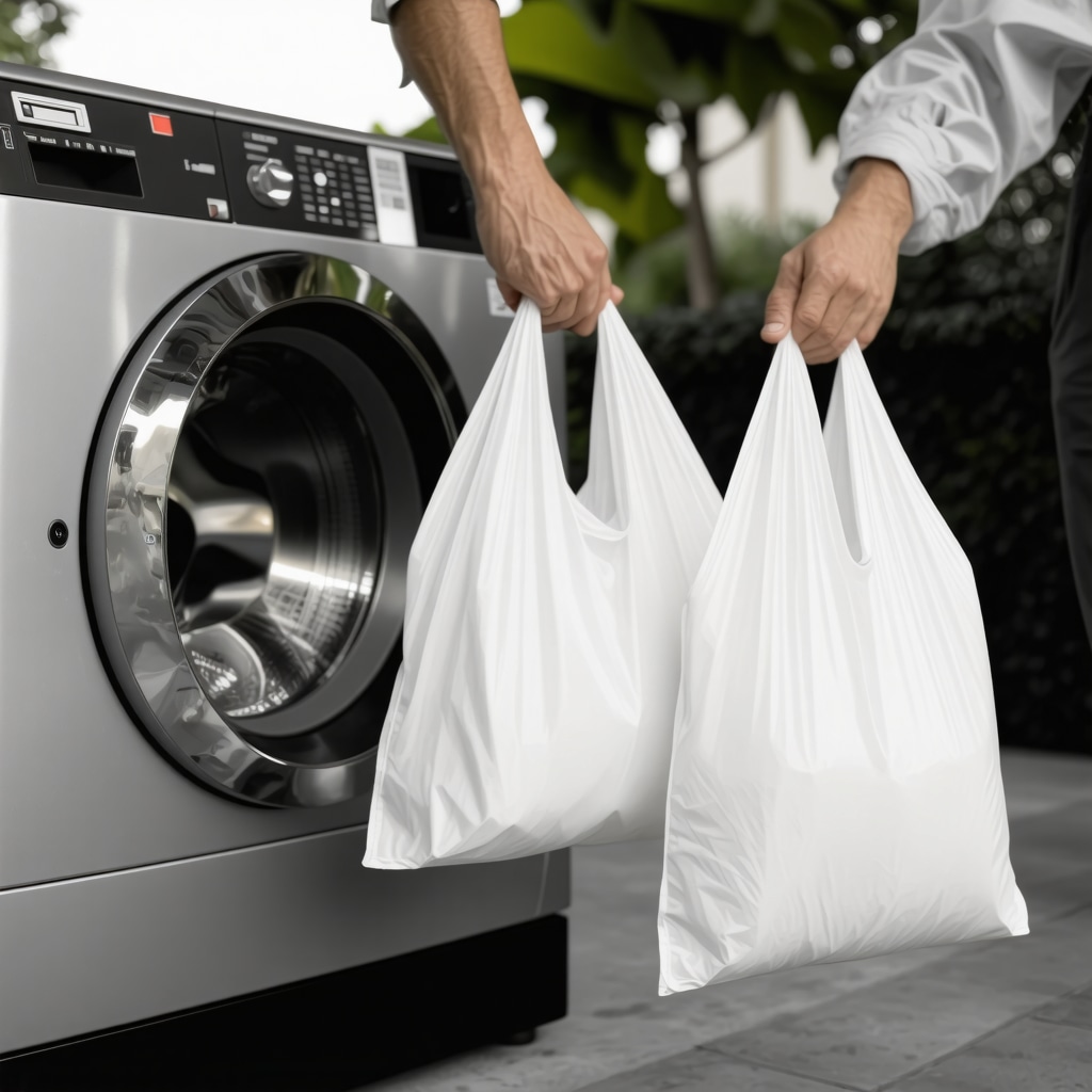Eco-friendly laundry pickup service using reusable bags with contactless technology in Tampa Bay