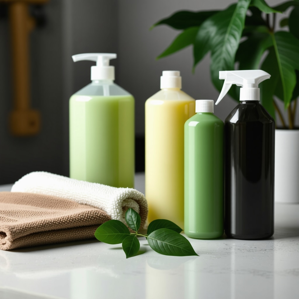 Eco-friendly laundry detergents arranged on a countertop, highlighting sustainable fabric care.