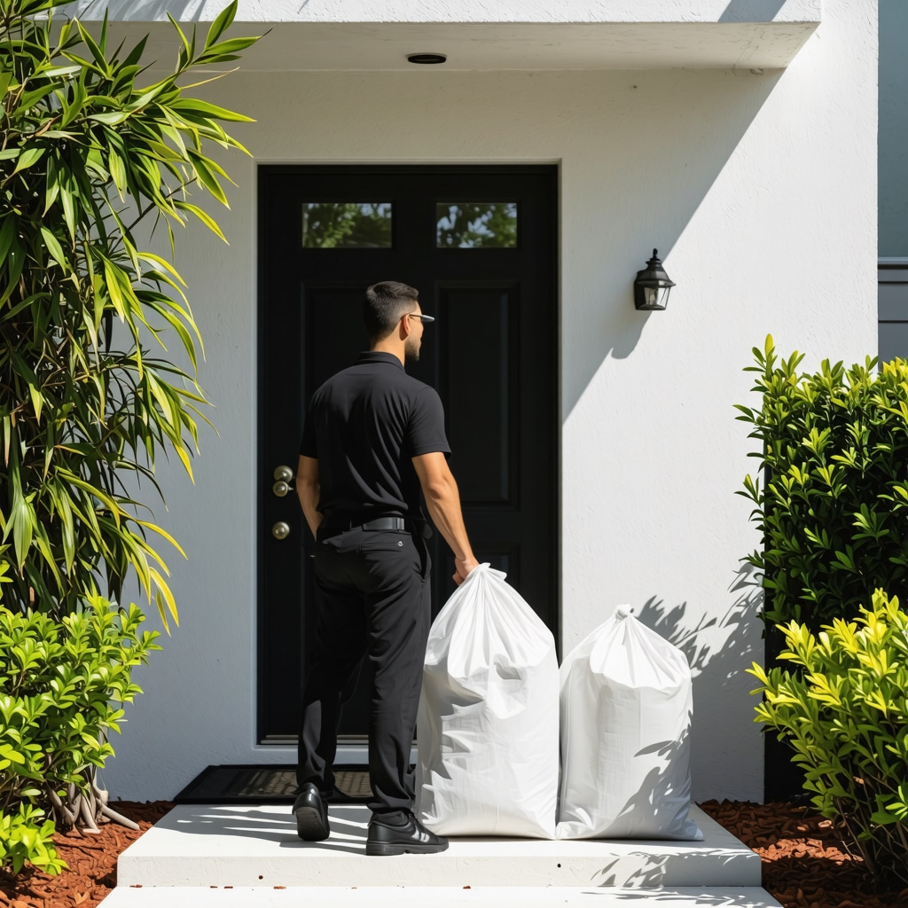 Efficient Doorstep Laundry Collection During Vacation Hold in Tampa