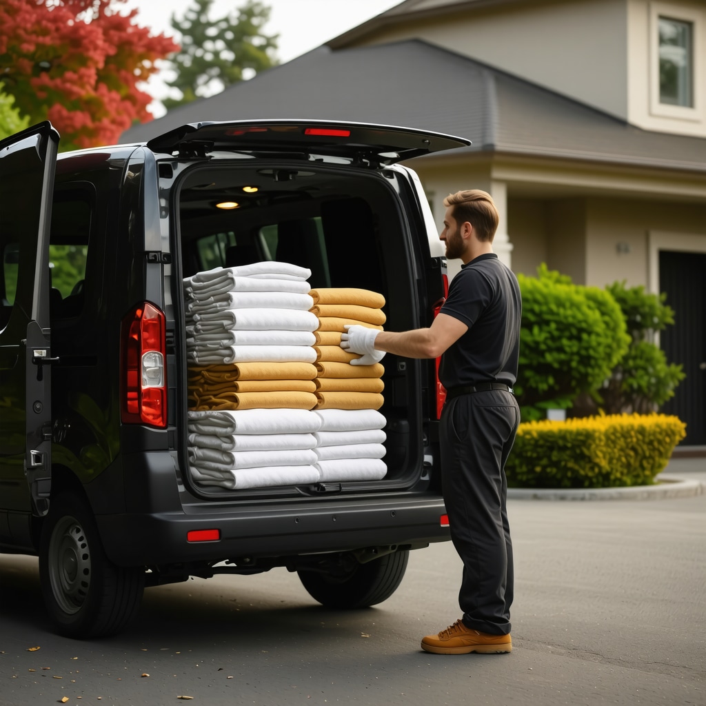 Efficient Towel & Linen Pickup Laundry | Clean & On-Time Service