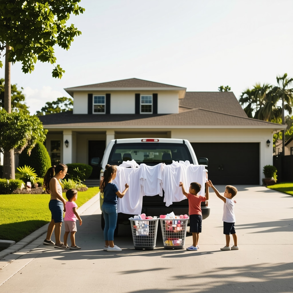 Fast & Reliable Laundry Pickup for Large Families Near Tampa | Stress-Free Routine