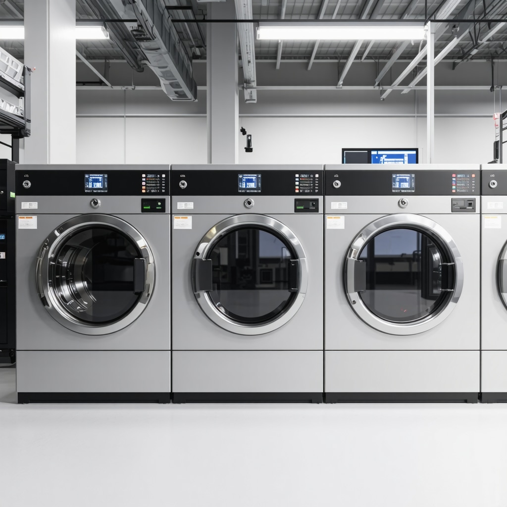 Advanced laundry machines with IoT sensors in Tampa