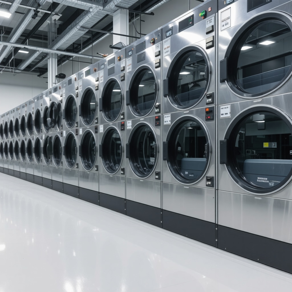 Modern eco-friendly commercial laundry equipment in Tampa