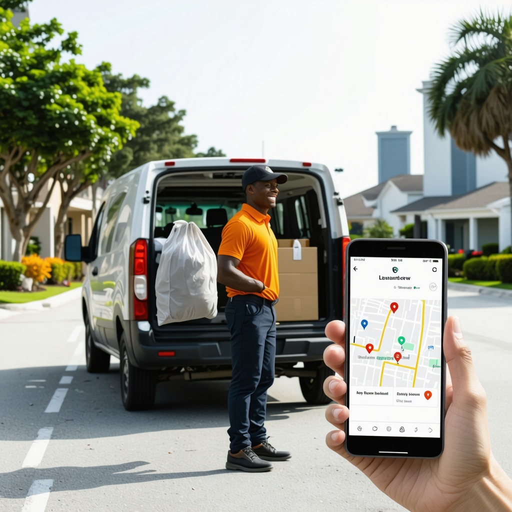 Laundry App Pickup Service in Tampa | Easy Booking & Real-Time Tracking