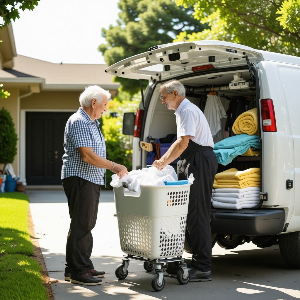 On-Demand Laundry Pickup for Elderly & Seniors in Tampa Heights