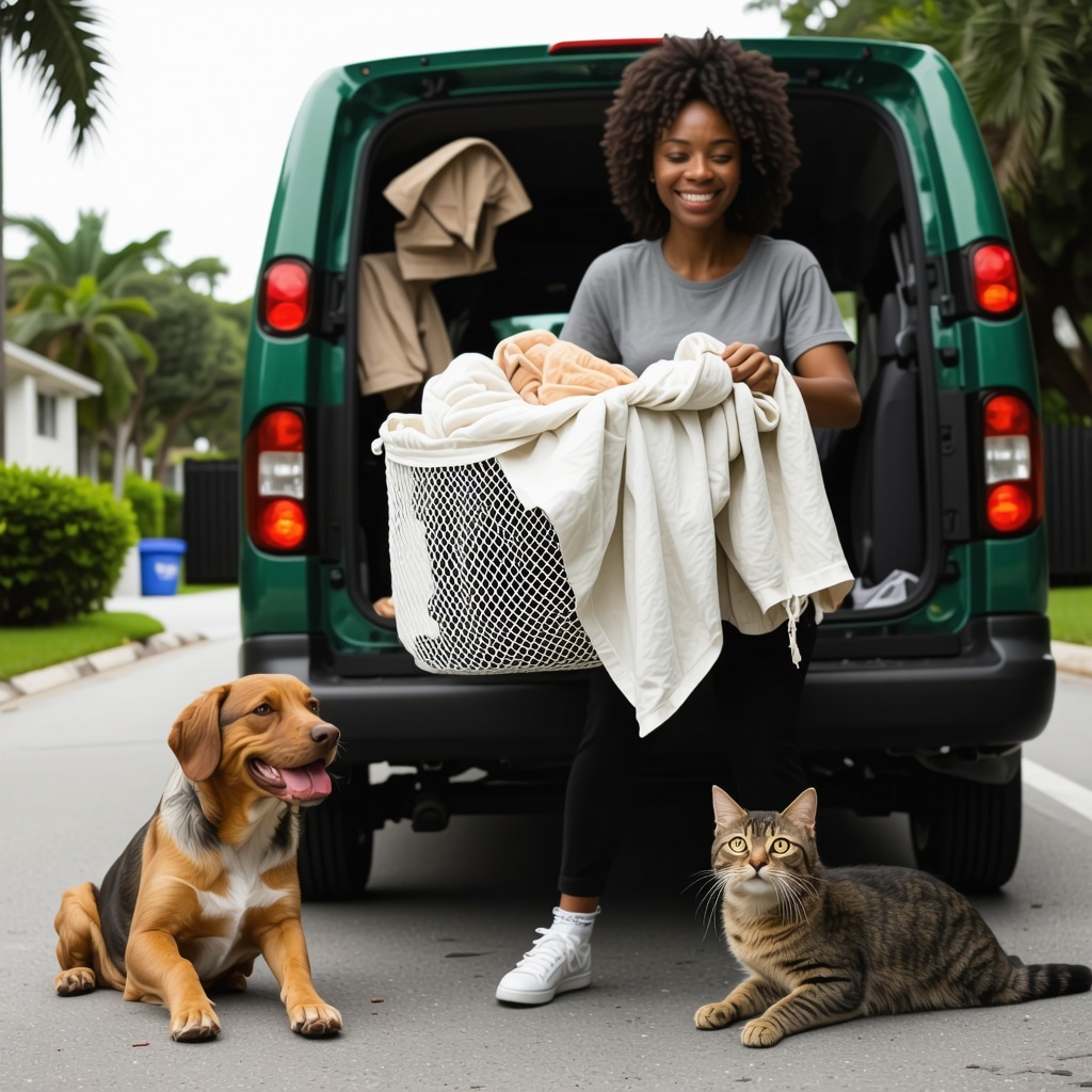 Pet-Safe Eco Laundry Pickup Near Tampa | Green & Gentle for Pets