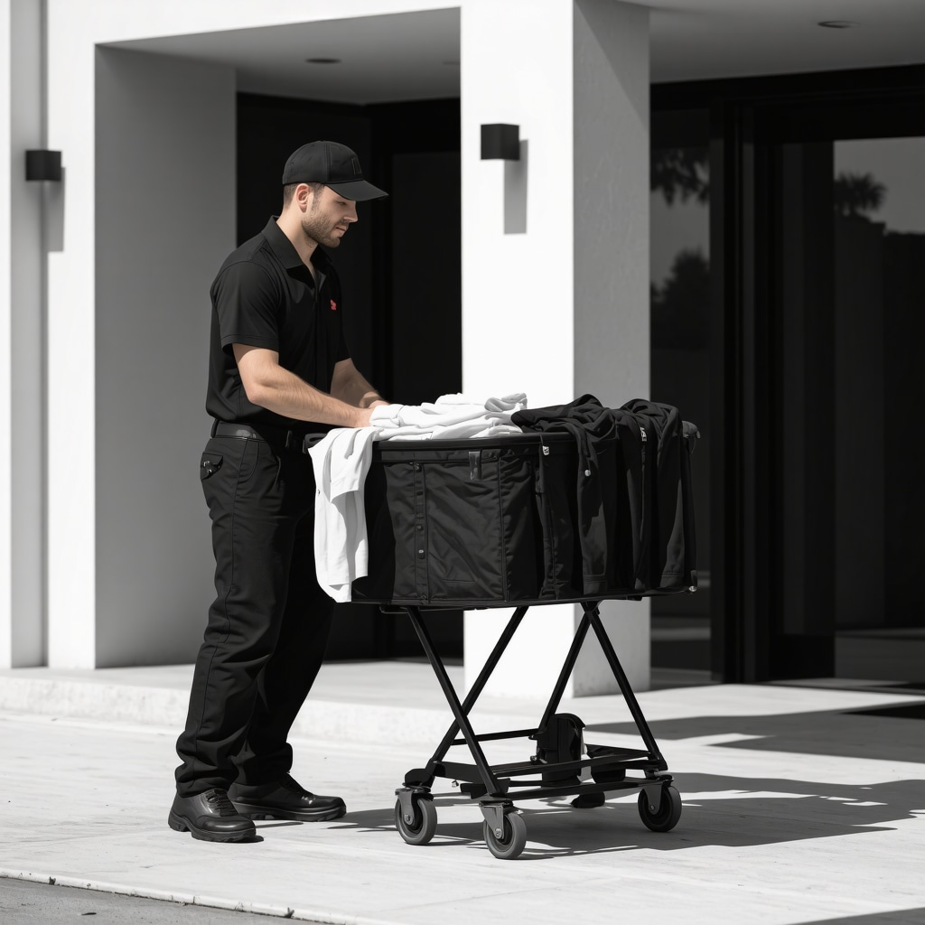 Quick Turnaround: Laundry Pickup for Office Uniforms Near Tampa | Book Now