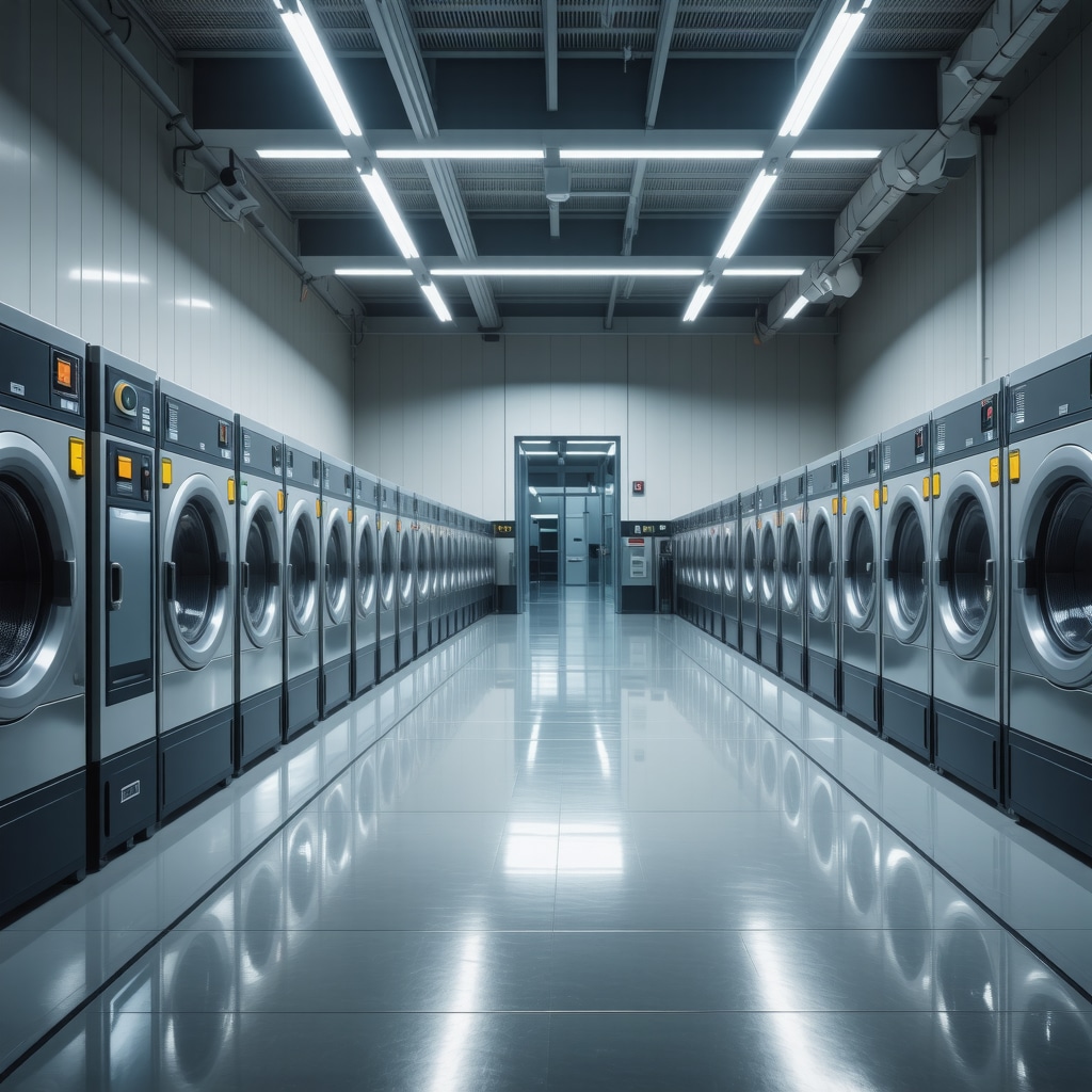 Elderly laundry service with IoT devices and smart monitoring systems