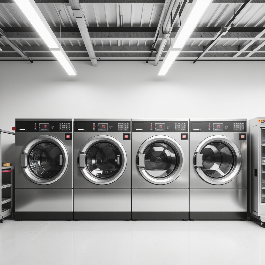 IoT-connected commercial laundry machines with real-time data monitoring in Tampa