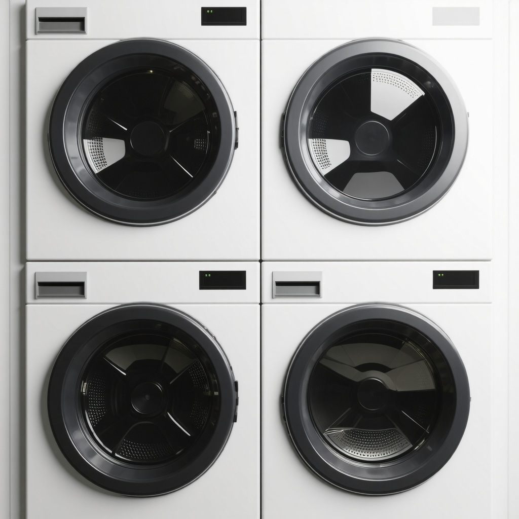 IoT-enabled laundry bags with sensors monitoring load conditions in a modern laundry facility