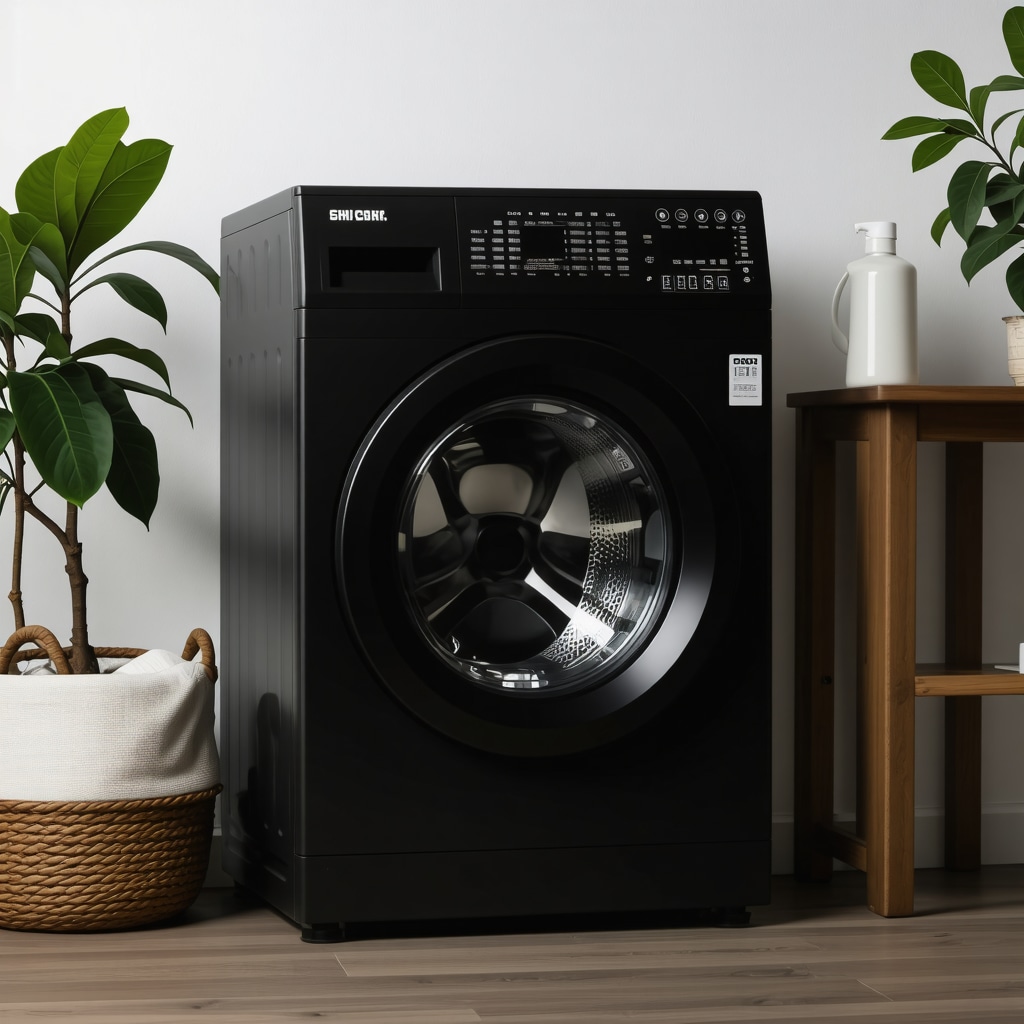 Smart washing machine with IoT features and eco-friendly detergents in a Tampa Heights home