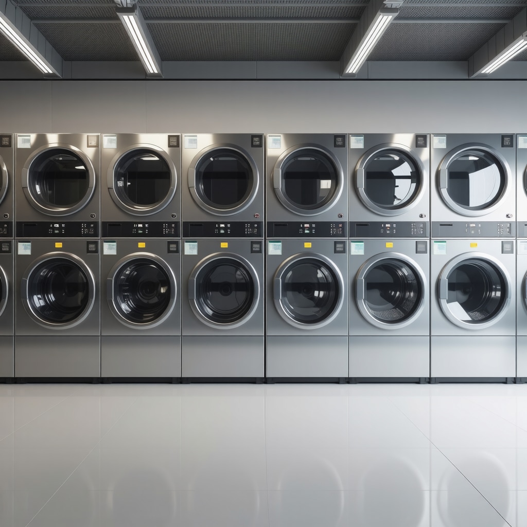 IoT-enabled laundry machines with AI management system