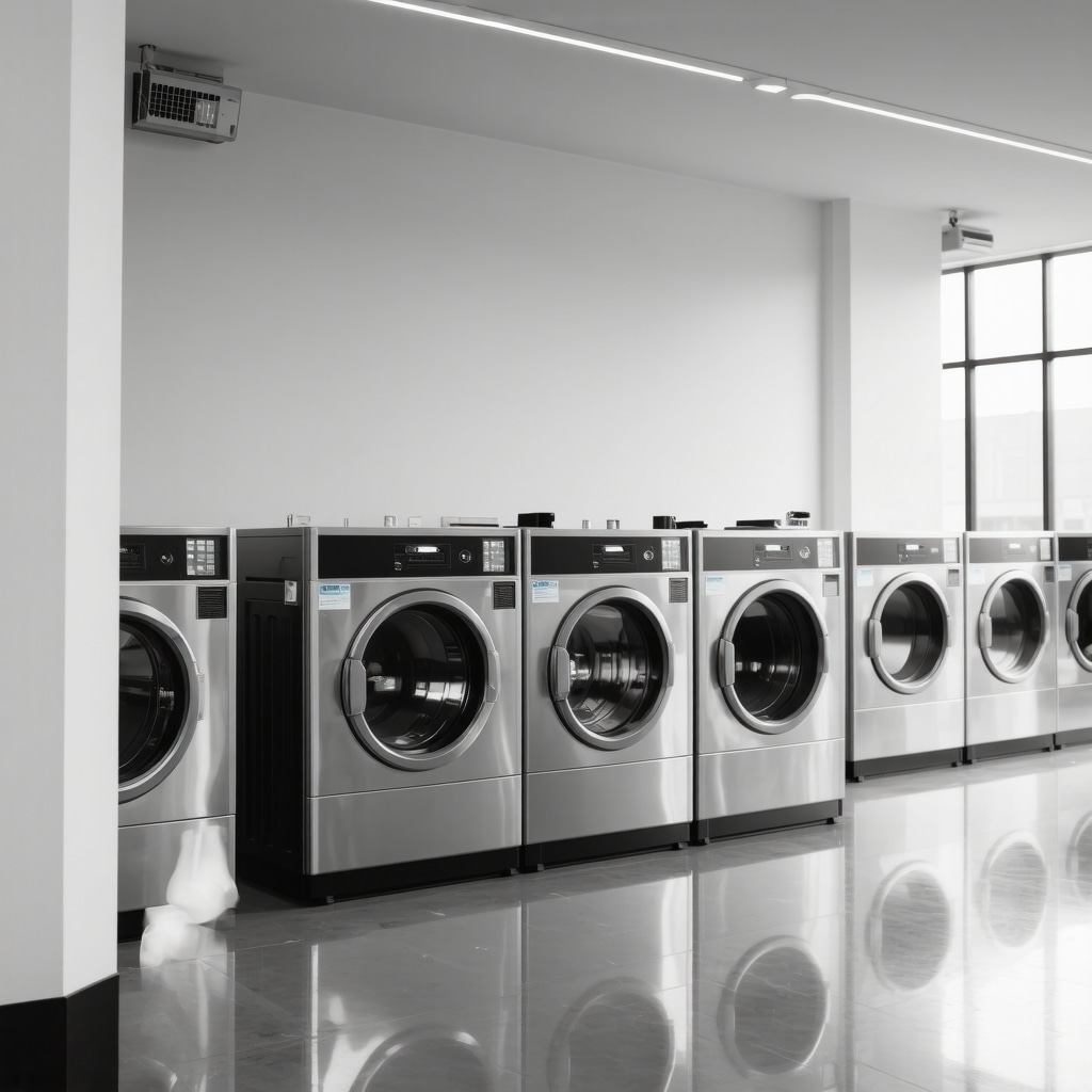 Modern Odessa laundry facility with eco-friendly practices