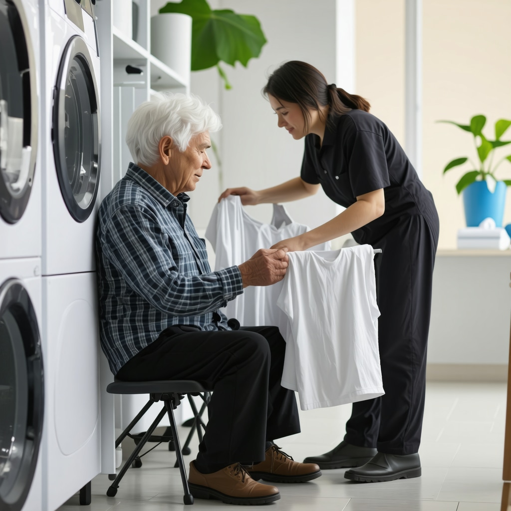 Wash & Fold Laundry for Elderly in Trinity | Gentle & Contactless