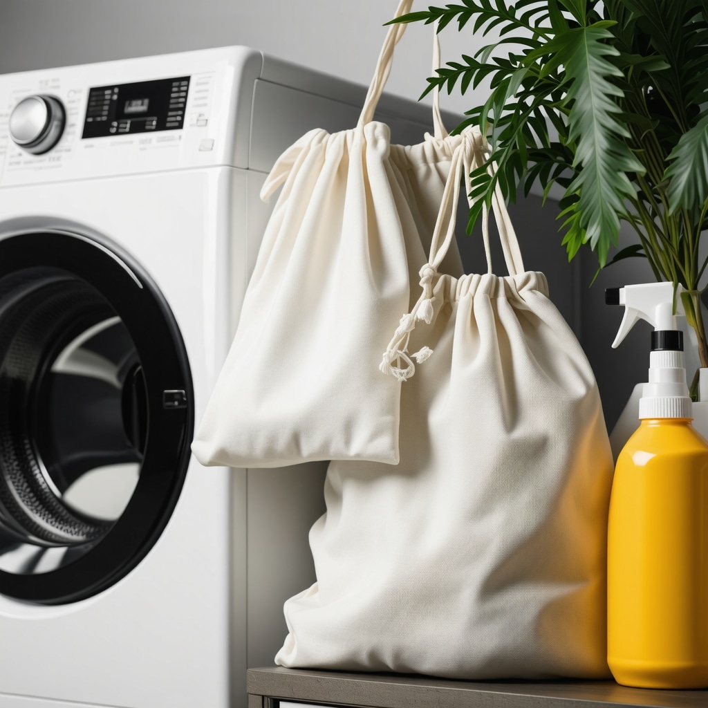 Eco-friendly laundry products, reusable bags, green detergents, sustainable Tampa environment, modern appliances, community engagement, innovative solutions