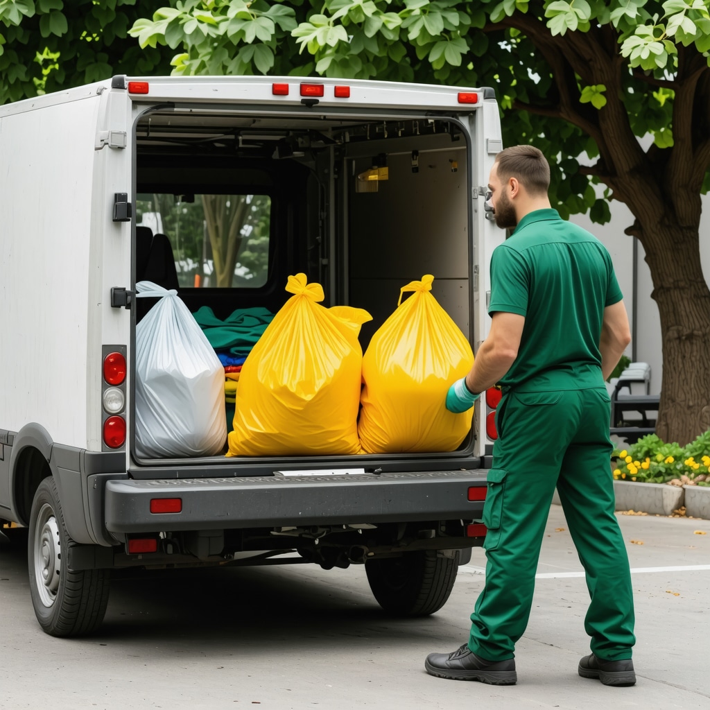 Eco-friendly laundry pickup service in Odessa with reusable bags and green detergents