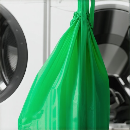 Eco-friendly laundry pickup service with reusable bags and green environment in Tampa