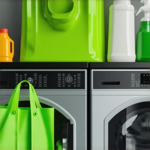 Green laundry service with eco-friendly practices and sustainable packaging.