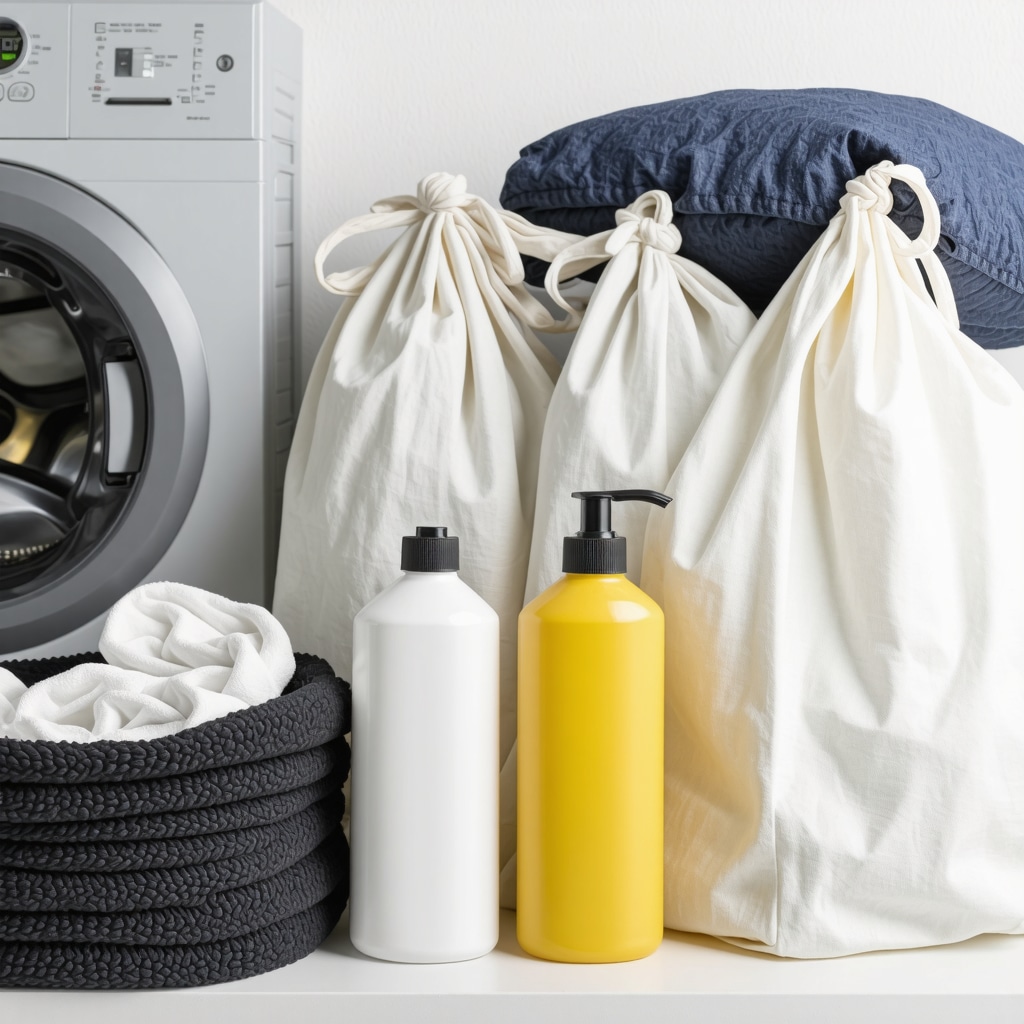 Eco-friendly laundry detergents and reusable bags in Odessa