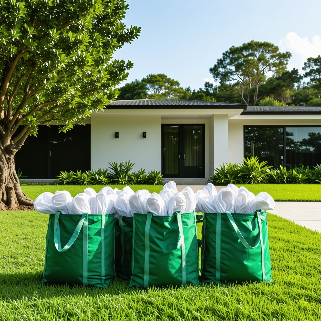 Eco-Friendly Linen & Laundry Pickup Near Tampa | Green & Reusable Bags