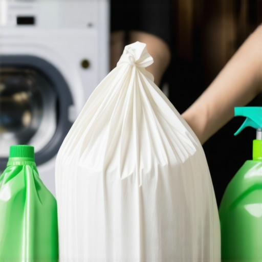 Sustainable laundry pickup in Tampa with reusable bags and eco detergents